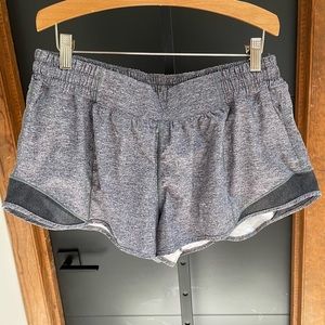 Women’s Hotty Hot Gray Athletic Shorts 2.5 Inch Mesh